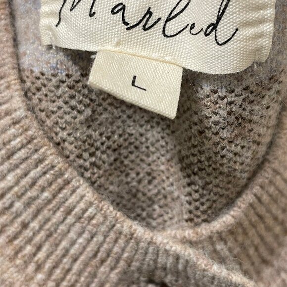 Marled Fair Isle Cardigan L - Picture 3 of 5